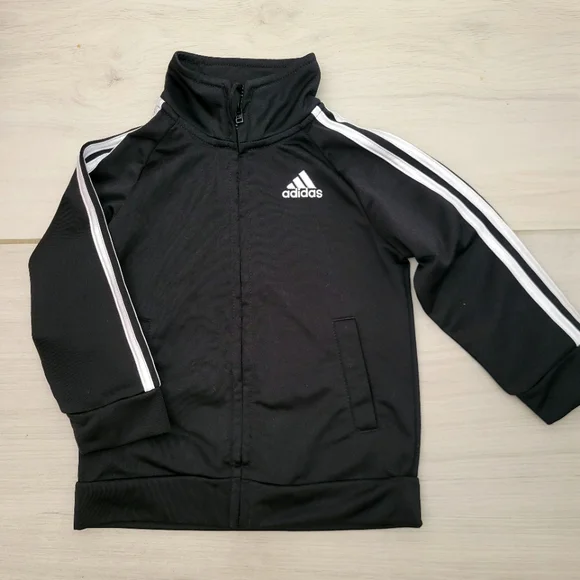 adidas | Jackets & Coats | Track Jacket Size 8 Months Nwot Black